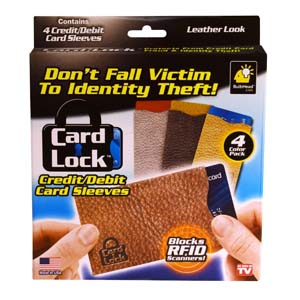 Card Lock RFID Blocker Sleeve 