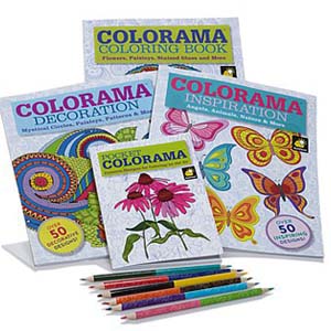 Colorama Adult Coloring Books Collection 